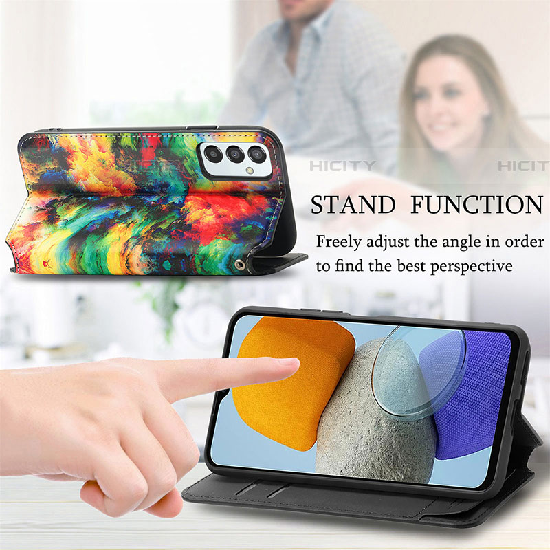 Coque Portefeuille Motif Fantaisie Livre Cuir Etui Clapet S02D pour Samsung Galaxy F23 5G Plus