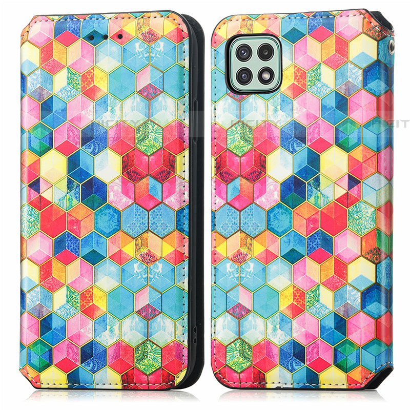 Coque Portefeuille Motif Fantaisie Livre Cuir Etui Clapet S02D pour Samsung Galaxy F42 5G Plus