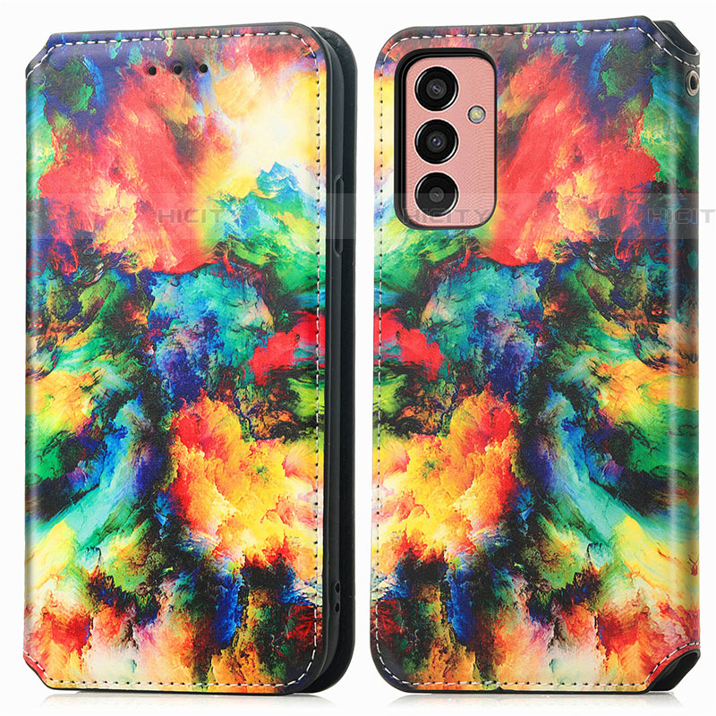 Coque Portefeuille Motif Fantaisie Livre Cuir Etui Clapet S02D pour Samsung Galaxy M13 4G Plus