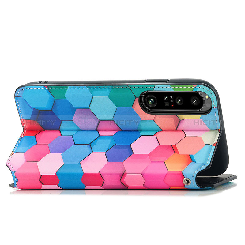 Coque Portefeuille Motif Fantaisie Livre Cuir Etui Clapet S02D pour Sony Xperia 1 IV SO-51C Plus