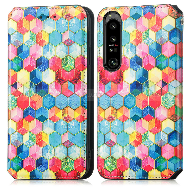 Coque Portefeuille Motif Fantaisie Livre Cuir Etui Clapet S02D pour Sony Xperia 1 IV SO-51C Plus