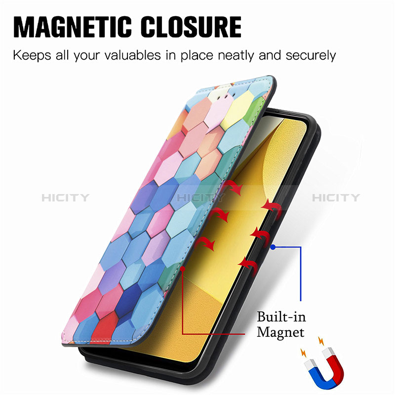 Coque Portefeuille Motif Fantaisie Livre Cuir Etui Clapet S02D pour Vivo Y16 Plus