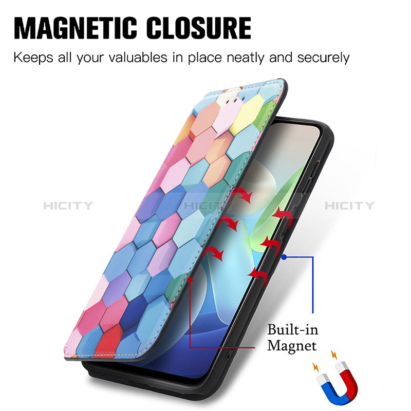 Coque Portefeuille Motif Fantaisie Livre Cuir Etui Clapet S02D pour Vivo Y76s 5G Plus