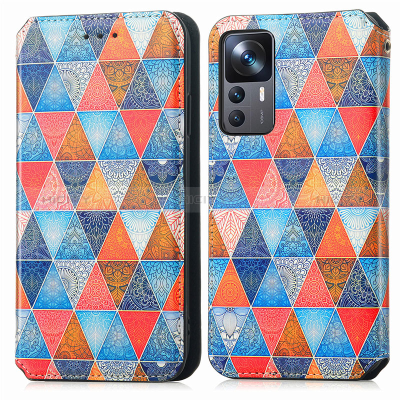 Coque Portefeuille Motif Fantaisie Livre Cuir Etui Clapet S02D pour Xiaomi Mi 12T Pro 5G Plus