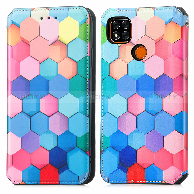 Coque Portefeuille Motif Fantaisie Livre Cuir Etui Clapet S02D pour Xiaomi POCO C31 Colorful Plus