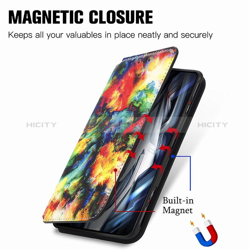 Coque Portefeuille Motif Fantaisie Livre Cuir Etui Clapet S02D pour Xiaomi Poco F4 GT 5G Plus