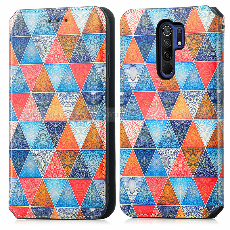 Coque Portefeuille Motif Fantaisie Livre Cuir Etui Clapet S02D pour Xiaomi Poco M2 Plus