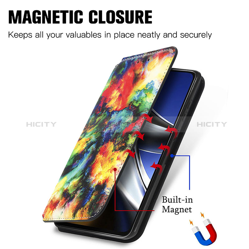 Coque Portefeuille Motif Fantaisie Livre Cuir Etui Clapet S02D pour Xiaomi Poco X4 Pro 5G Plus