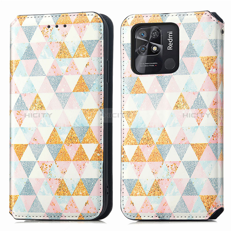 Coque Portefeuille Motif Fantaisie Livre Cuir Etui Clapet S02D pour Xiaomi Redmi 10 Power Plus