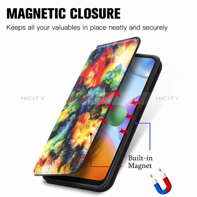 Coque Portefeuille Motif Fantaisie Livre Cuir Etui Clapet S02D pour Xiaomi Redmi 10C 4G Plus