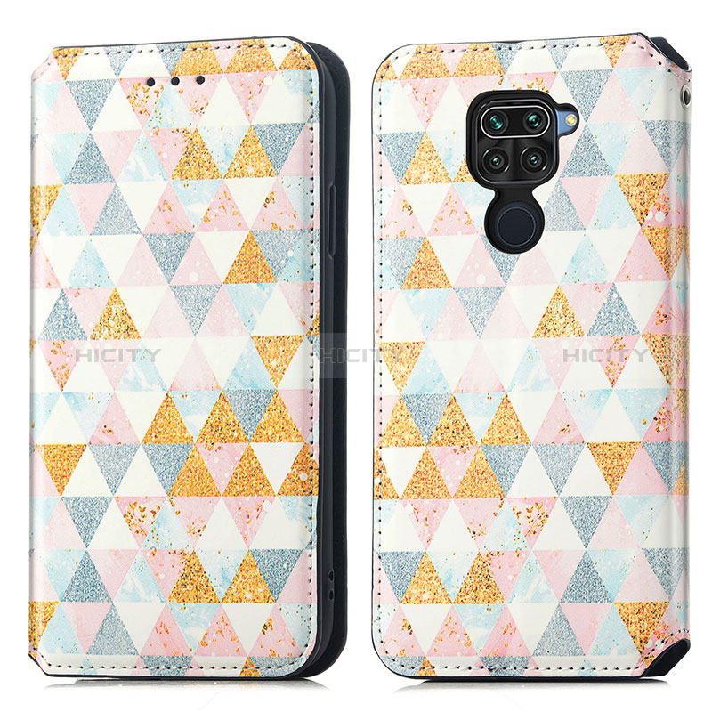 Coque Portefeuille Motif Fantaisie Livre Cuir Etui Clapet S02D pour Xiaomi Redmi 10X 4G Plus