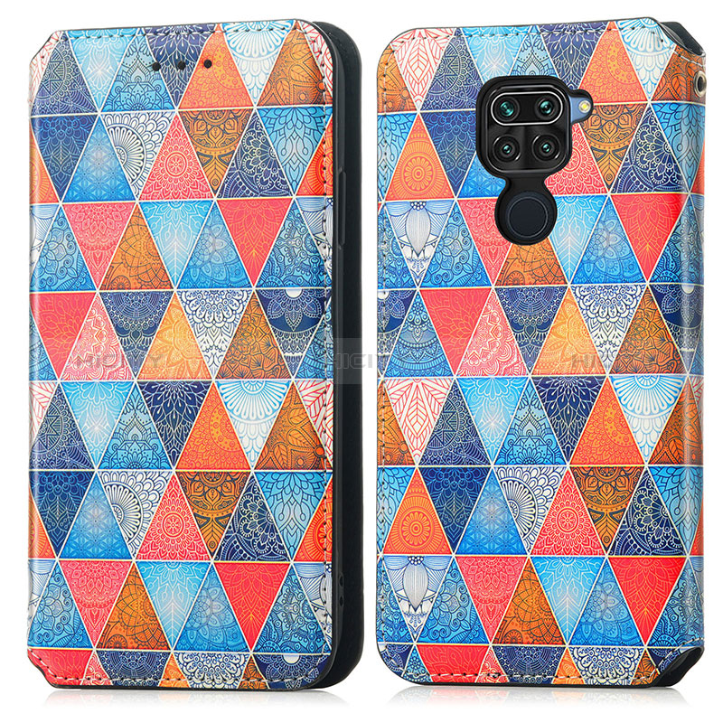 Coque Portefeuille Motif Fantaisie Livre Cuir Etui Clapet S02D pour Xiaomi Redmi 10X 4G Plus