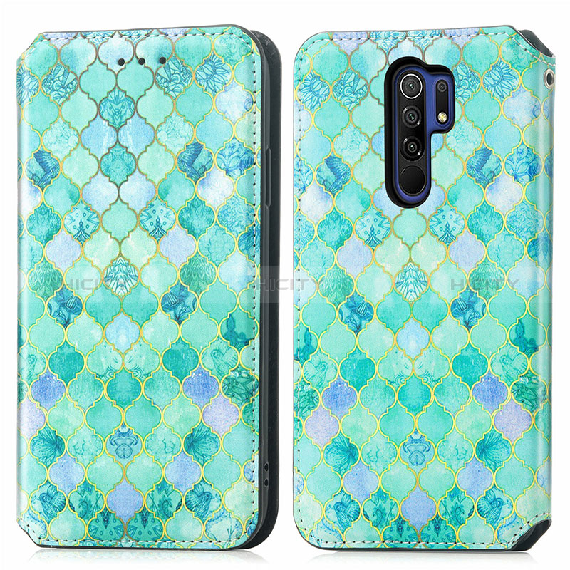 Coque Portefeuille Motif Fantaisie Livre Cuir Etui Clapet S02D pour Xiaomi Redmi 9 Prime India Plus