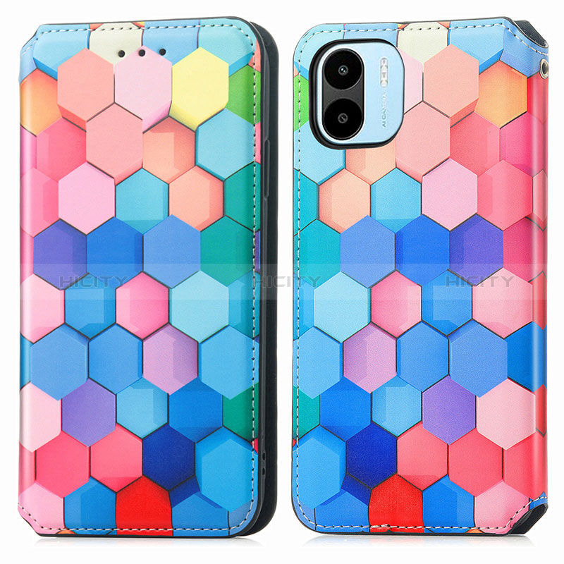 Coque Portefeuille Motif Fantaisie Livre Cuir Etui Clapet S02D pour Xiaomi Redmi A2 Plus Colorful Plus