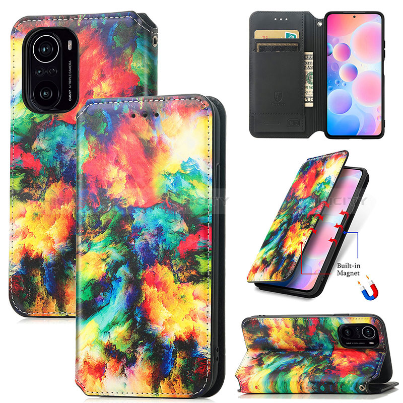 Coque Portefeuille Motif Fantaisie Livre Cuir Etui Clapet S02D pour Xiaomi Redmi K40 Pro+ Plus 5G Plus