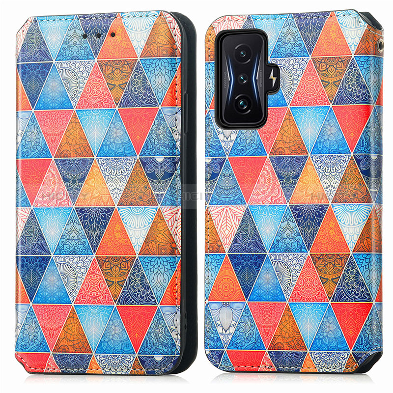 Coque Portefeuille Motif Fantaisie Livre Cuir Etui Clapet S02D pour Xiaomi Redmi K50 Gaming AMG F1 5G Plus