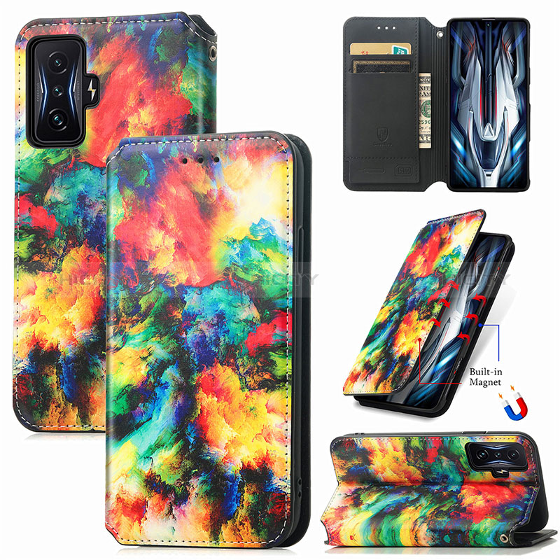 Coque Portefeuille Motif Fantaisie Livre Cuir Etui Clapet S02D pour Xiaomi Redmi K50 Gaming AMG F1 5G Plus