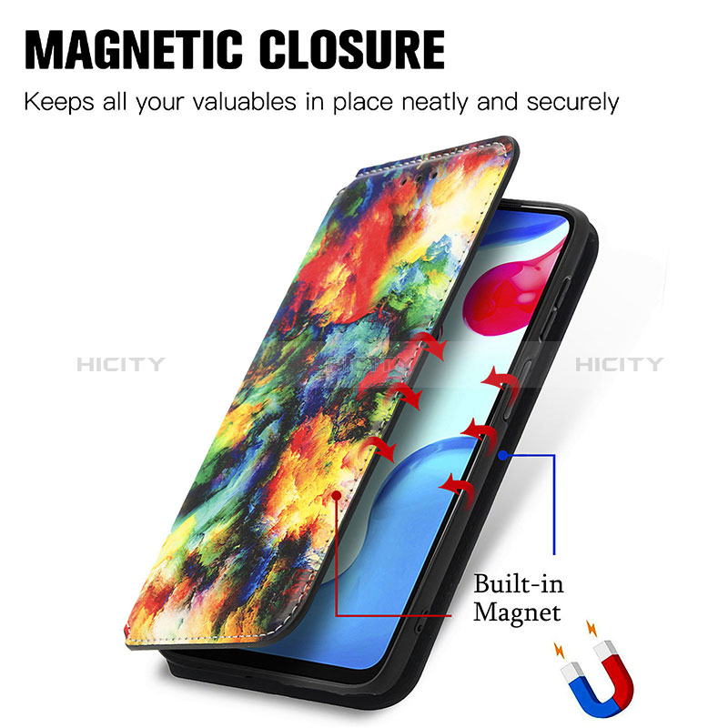 Coque Portefeuille Motif Fantaisie Livre Cuir Etui Clapet S02D pour Xiaomi Redmi Note 11 4G (2022) Plus