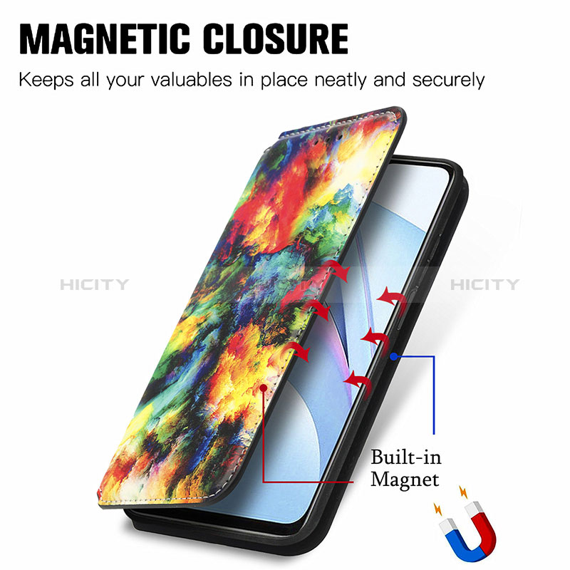 Coque Portefeuille Motif Fantaisie Livre Cuir Etui Clapet S02D pour Xiaomi Redmi Note 9 4G Plus