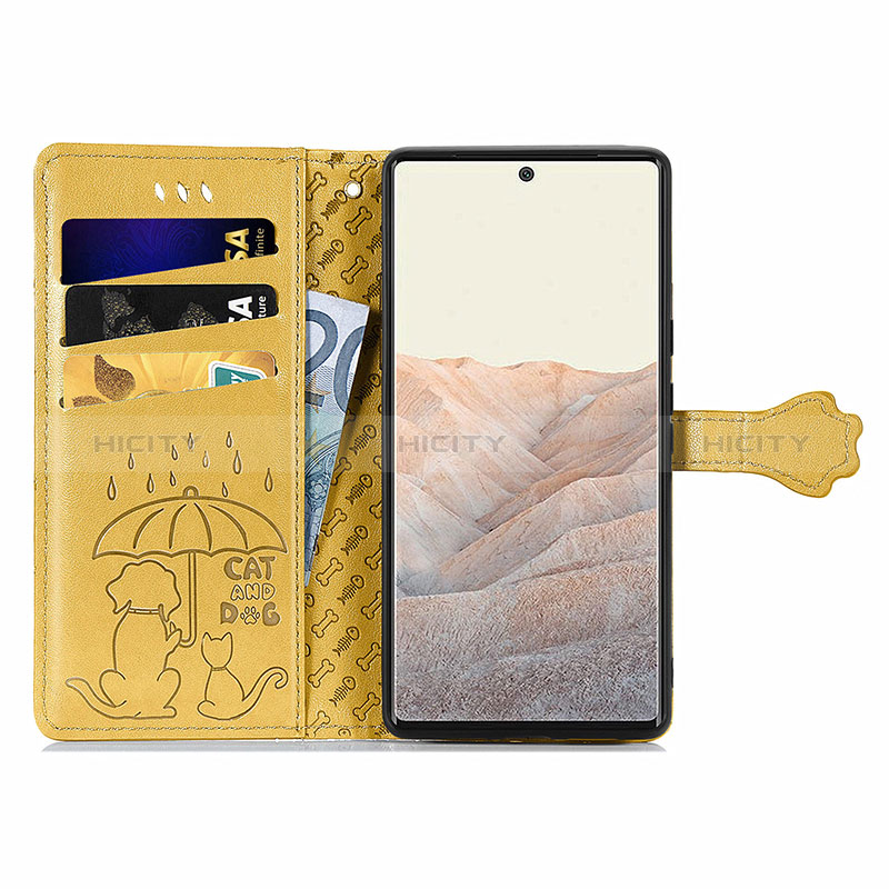 Coque Portefeuille Motif Fantaisie Livre Cuir Etui Clapet S03D pour Google Pixel 6 5G Plus