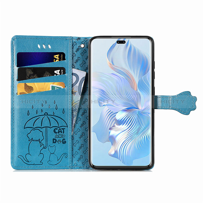 Coque Portefeuille Motif Fantaisie Livre Cuir Etui Clapet S03D pour Huawei Honor 80 Pro Flat 5G Plus