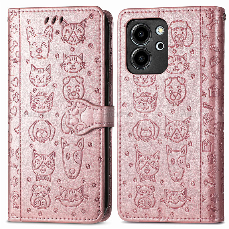 Coque Portefeuille Motif Fantaisie Livre Cuir Etui Clapet S03D pour Huawei Honor 80 SE 5G Plus