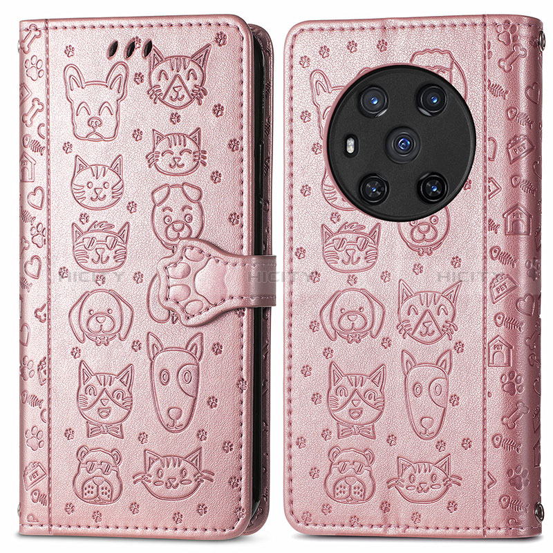 Coque Portefeuille Motif Fantaisie Livre Cuir Etui Clapet S03D pour Huawei Honor Magic3 5G Plus