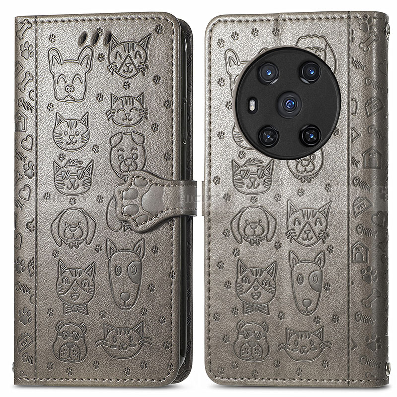 Coque Portefeuille Motif Fantaisie Livre Cuir Etui Clapet S03D pour Huawei Honor Magic3 5G Plus