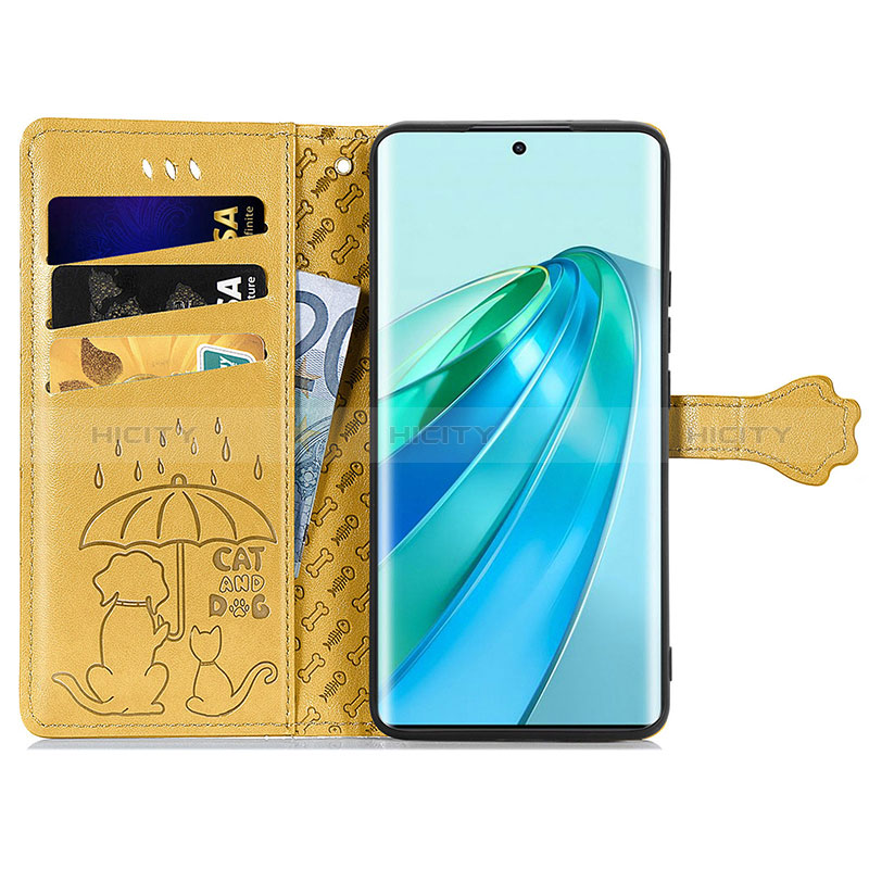 Coque Portefeuille Motif Fantaisie Livre Cuir Etui Clapet S03D pour Huawei Honor Magic5 Lite 5G Plus