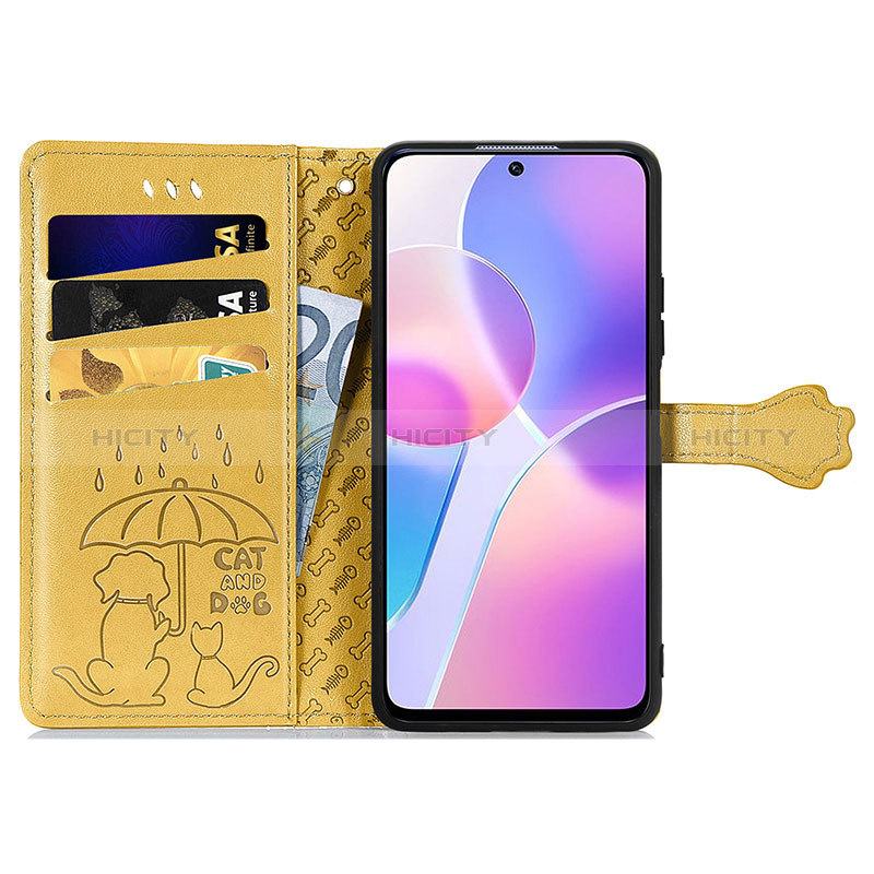 Coque Portefeuille Motif Fantaisie Livre Cuir Etui Clapet S03D pour Huawei Honor X30i Plus