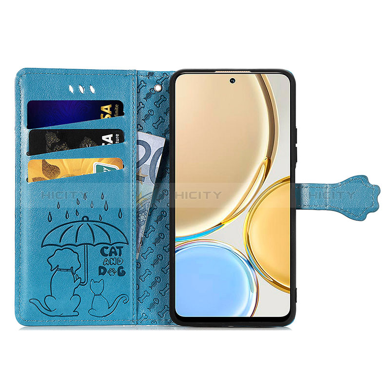 Coque Portefeuille Motif Fantaisie Livre Cuir Etui Clapet S03D pour Huawei Honor X9 5G Plus