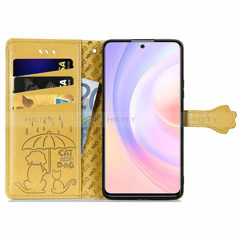 Coque Portefeuille Motif Fantaisie Livre Cuir Etui Clapet S03D pour Huawei Nova 9 SE Plus