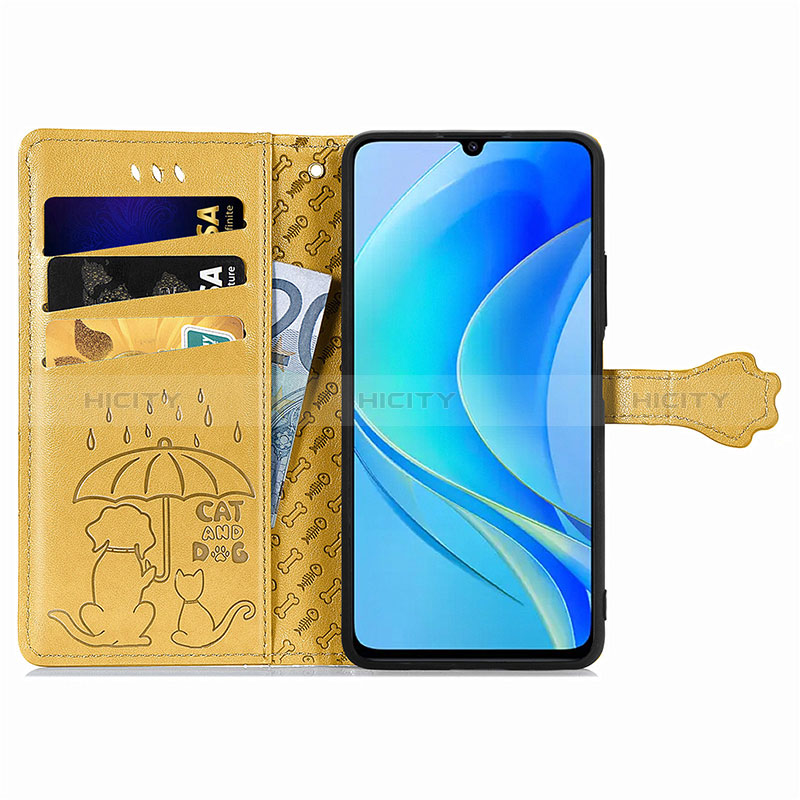 Coque Portefeuille Motif Fantaisie Livre Cuir Etui Clapet S03D pour Huawei Nova Y70 Plus