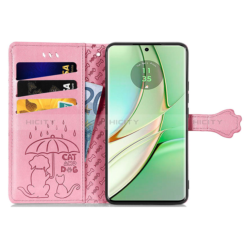 Coque Portefeuille Motif Fantaisie Livre Cuir Etui Clapet S03D pour Motorola Moto Edge (2023) 5G Plus