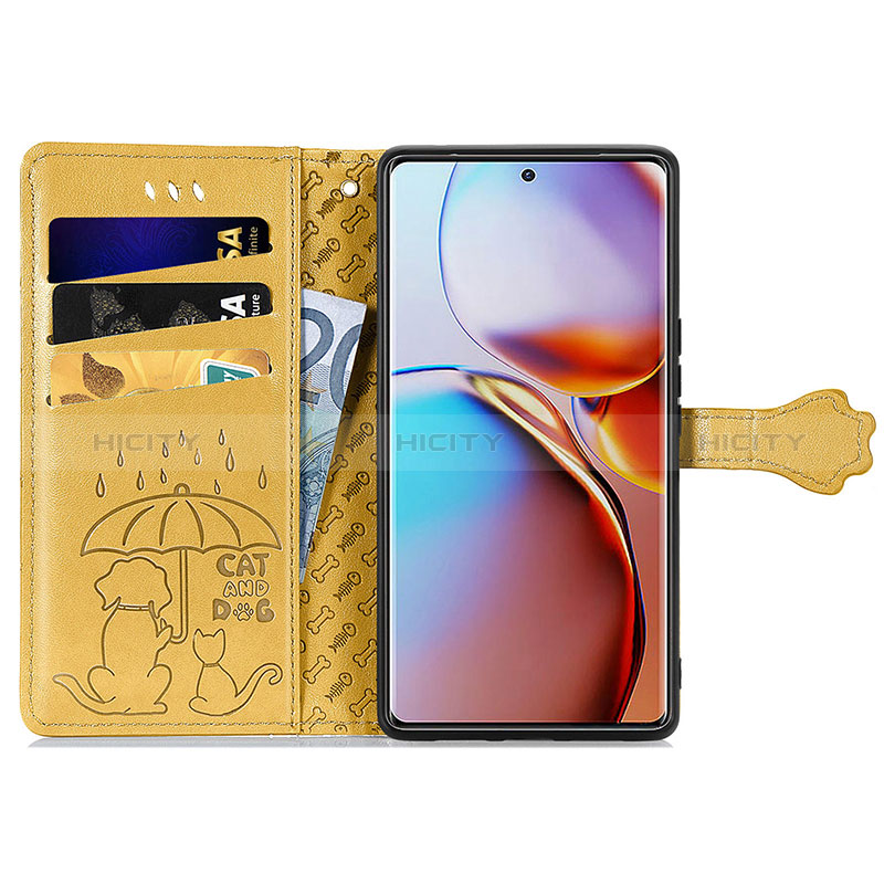 Coque Portefeuille Motif Fantaisie Livre Cuir Etui Clapet S03D pour Motorola Moto Edge 40 Pro 5G Plus