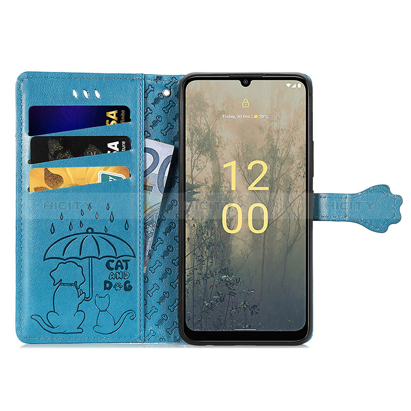 Coque Portefeuille Motif Fantaisie Livre Cuir Etui Clapet S03D pour Nokia C31 Plus