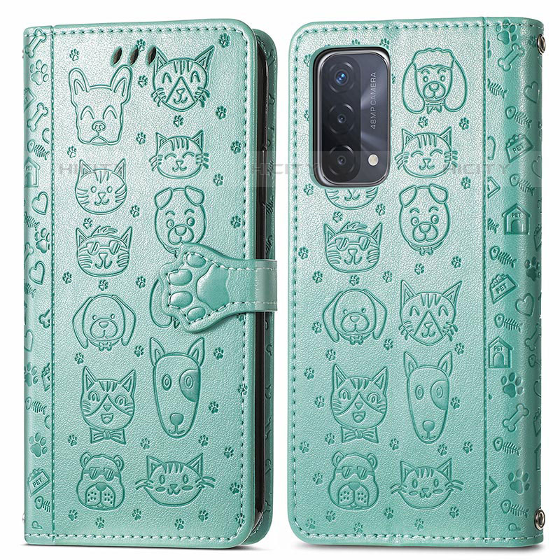 Coque Portefeuille Motif Fantaisie Livre Cuir Etui Clapet S03D pour OnePlus Nord N200 5G Plus