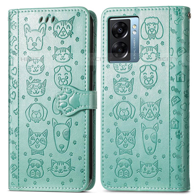 Coque Portefeuille Motif Fantaisie Livre Cuir Etui Clapet S03D pour OnePlus Nord N300 5G Plus