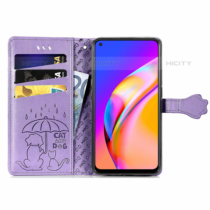 Coque Portefeuille Motif Fantaisie Livre Cuir Etui Clapet S03D pour Oppo F19 Pro Plus