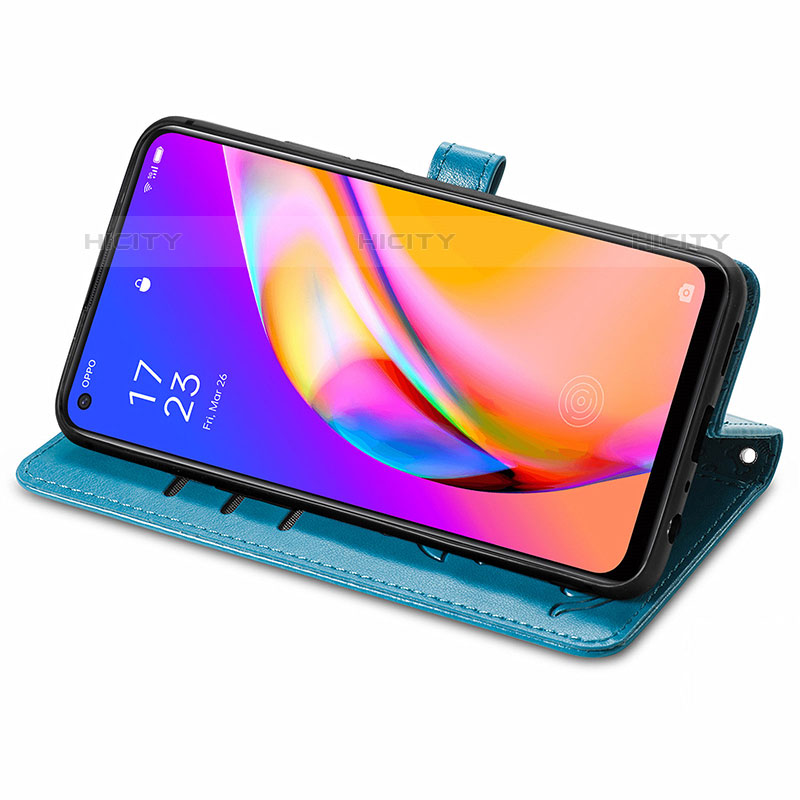 Coque Portefeuille Motif Fantaisie Livre Cuir Etui Clapet S03D pour Oppo F19 Pro+ Plus 5G Plus