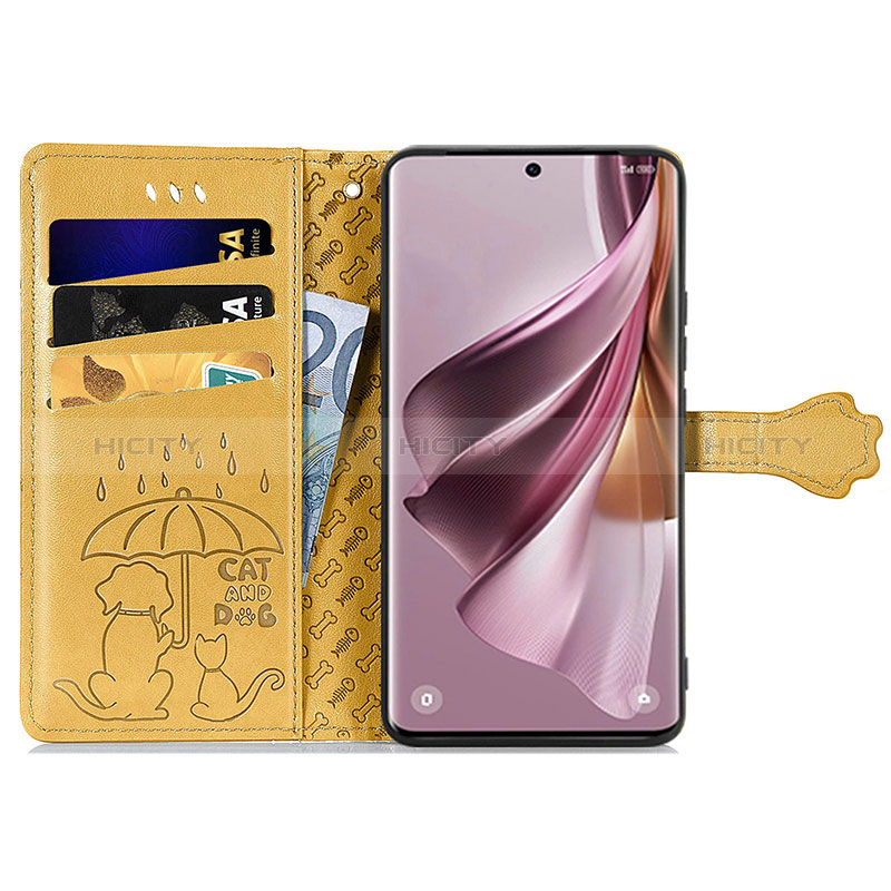 Coque Portefeuille Motif Fantaisie Livre Cuir Etui Clapet S03D pour Oppo Reno10 5G Plus