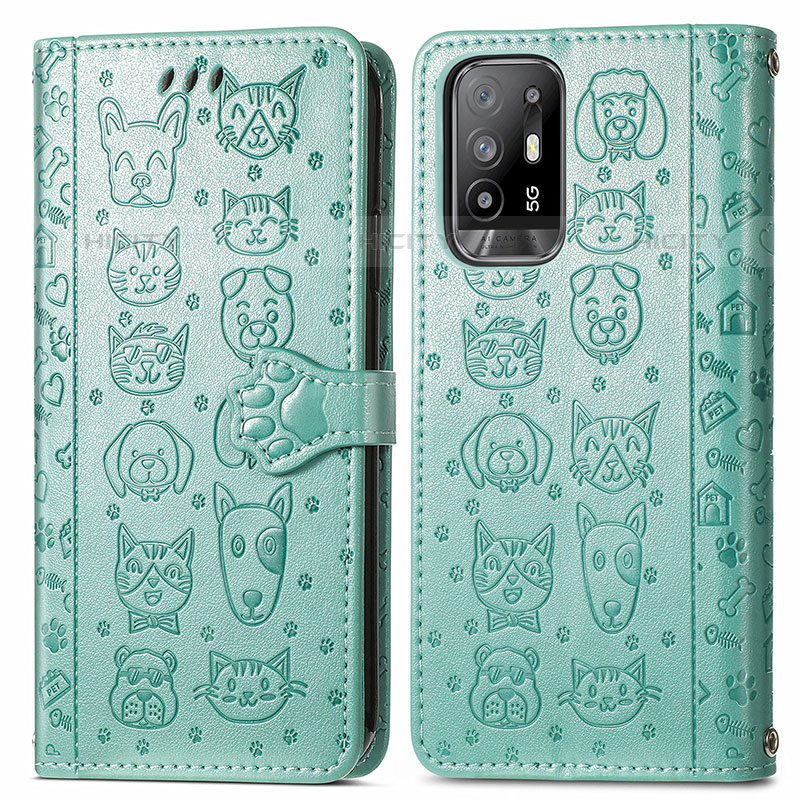 Coque Portefeuille Motif Fantaisie Livre Cuir Etui Clapet S03D pour Oppo Reno5 Z 5G Plus