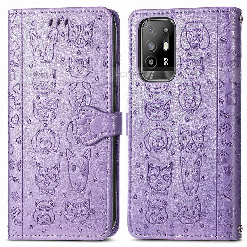 Coque Portefeuille Motif Fantaisie Livre Cuir Etui Clapet S03D pour Oppo Reno5 Z 5G Plus