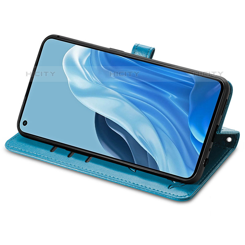 Coque Portefeuille Motif Fantaisie Livre Cuir Etui Clapet S03D pour Oppo Reno7 Pro 5G Plus