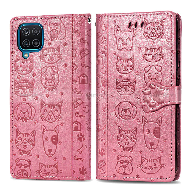 Coque Portefeuille Motif Fantaisie Livre Cuir Etui Clapet S03D pour Samsung Galaxy A12 Nacho Plus