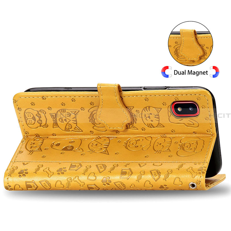 Coque Portefeuille Motif Fantaisie Livre Cuir Etui Clapet S03D pour Samsung Galaxy A20 SC-02M SCV46 Plus