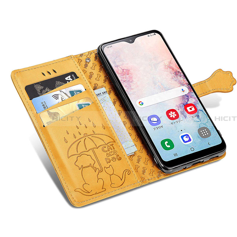 Coque Portefeuille Motif Fantaisie Livre Cuir Etui Clapet S03D pour Samsung Galaxy A20 SC-02M SCV46 Plus