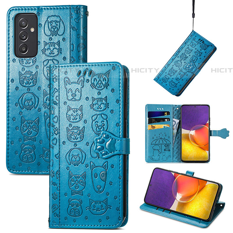 Coque Portefeuille Motif Fantaisie Livre Cuir Etui Clapet S03D pour Samsung Galaxy A34 5G Plus