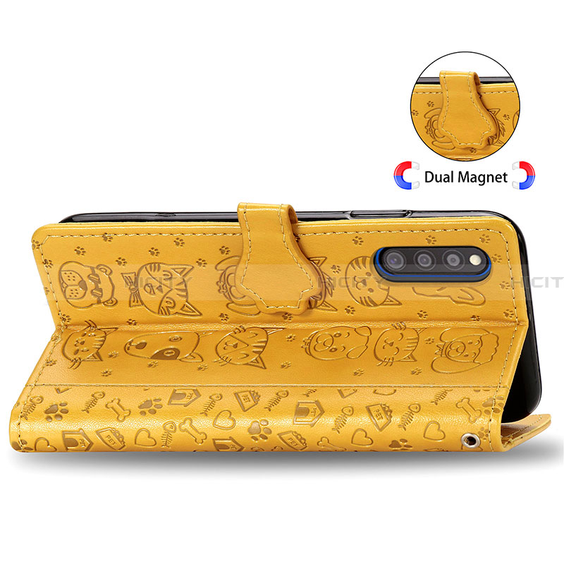 Coque Portefeuille Motif Fantaisie Livre Cuir Etui Clapet S03D pour Samsung Galaxy A41 SC-41A Plus