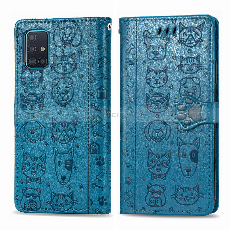 Coque Portefeuille Motif Fantaisie Livre Cuir Etui Clapet S03D pour Samsung Galaxy A71 4G A715 Plus